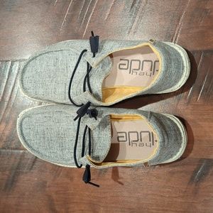 Hey Dude- Wendy Chambray White Blue